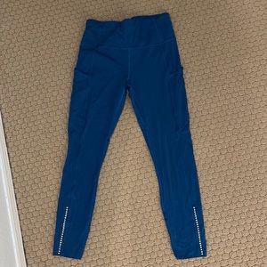 Blue lululemon leggings